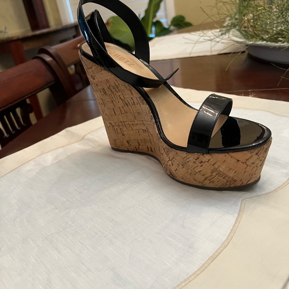 Wedge heels sandals strap around ankle - Picture 3 of 4